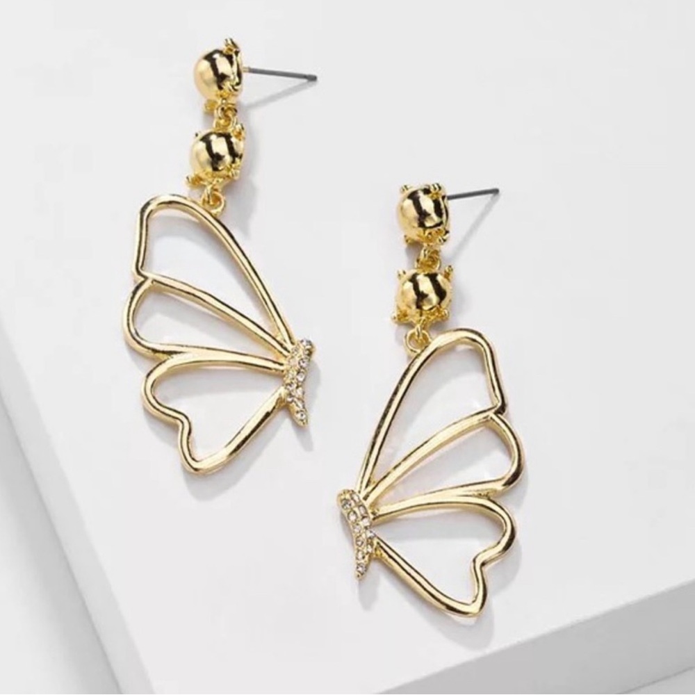 HOST PICK‼️ New Dangle Antro Butterfly Earings - Picture 3 of 6